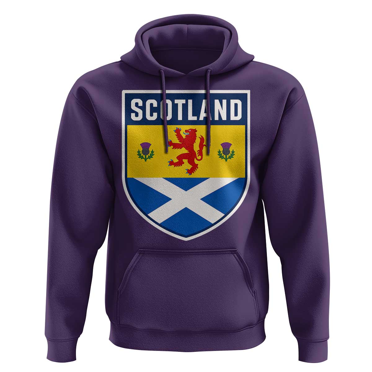 Scottish Rampant Lion Scotland Coat of Arms National Pride Hoodie