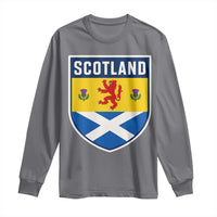 Scottish Rampant Lion Scotland Coat of Arms National Pride Long Sleeve Shirt