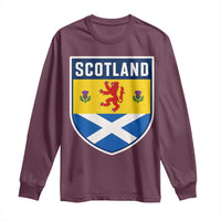 Scottish Rampant Lion Scotland Coat of Arms National Pride Long Sleeve Shirt