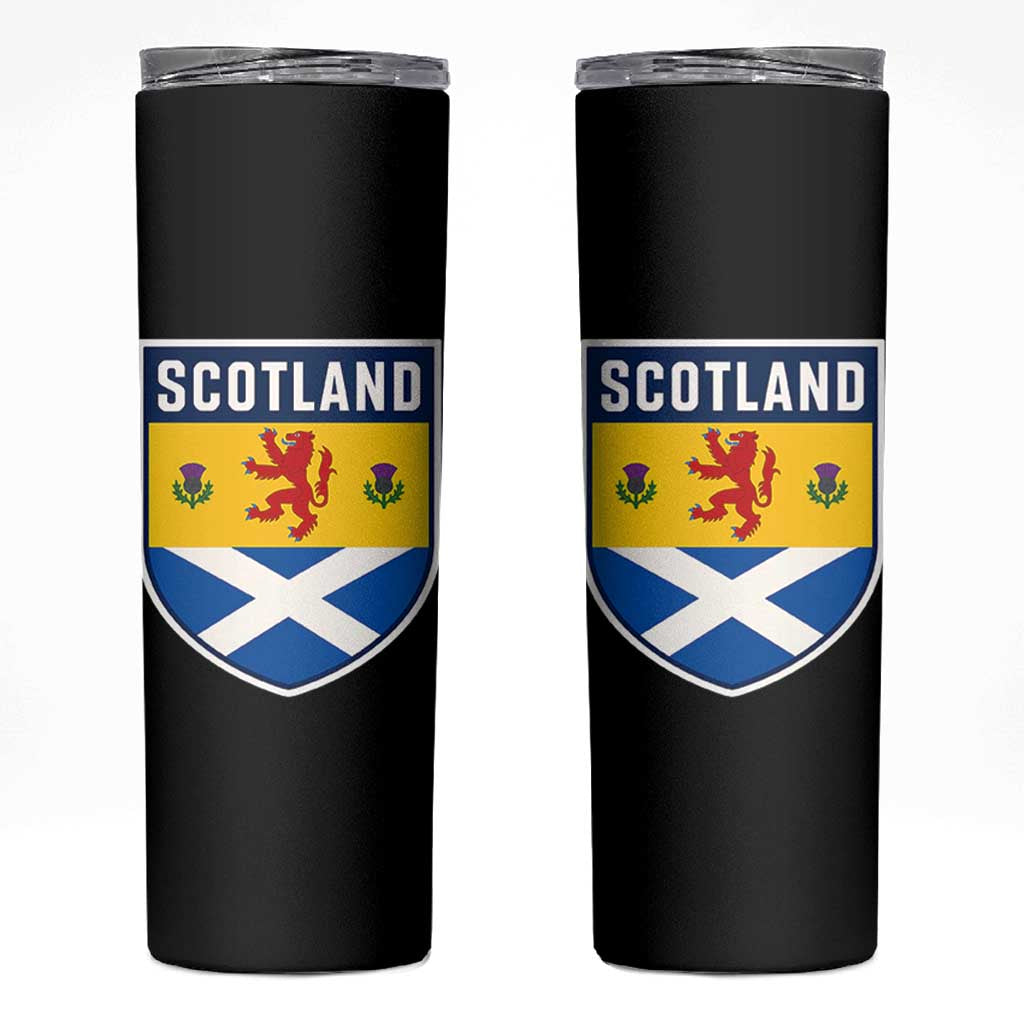 Scottish Rampant Lion Scotland Coat of Arms National Pride Skinny Tumbler