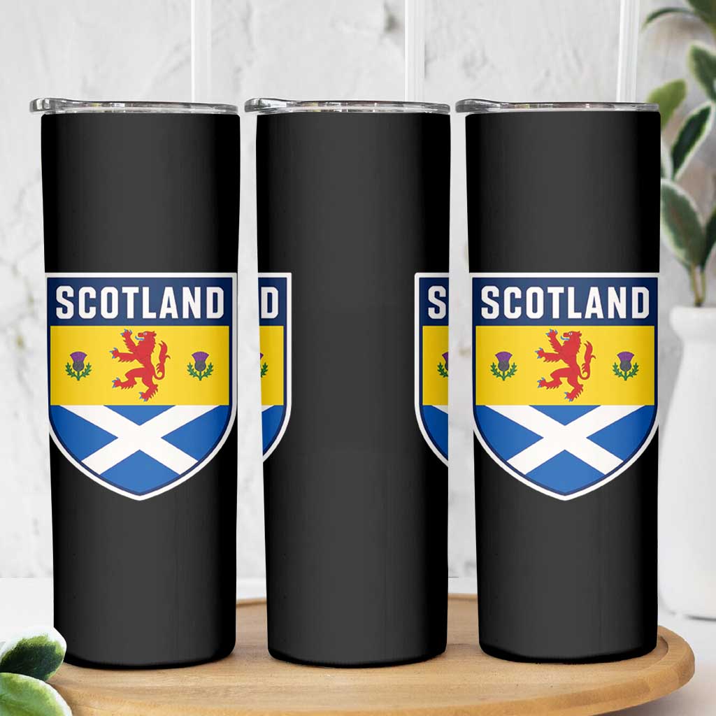 Scottish Rampant Lion Scotland Coat of Arms National Pride Skinny Tumbler