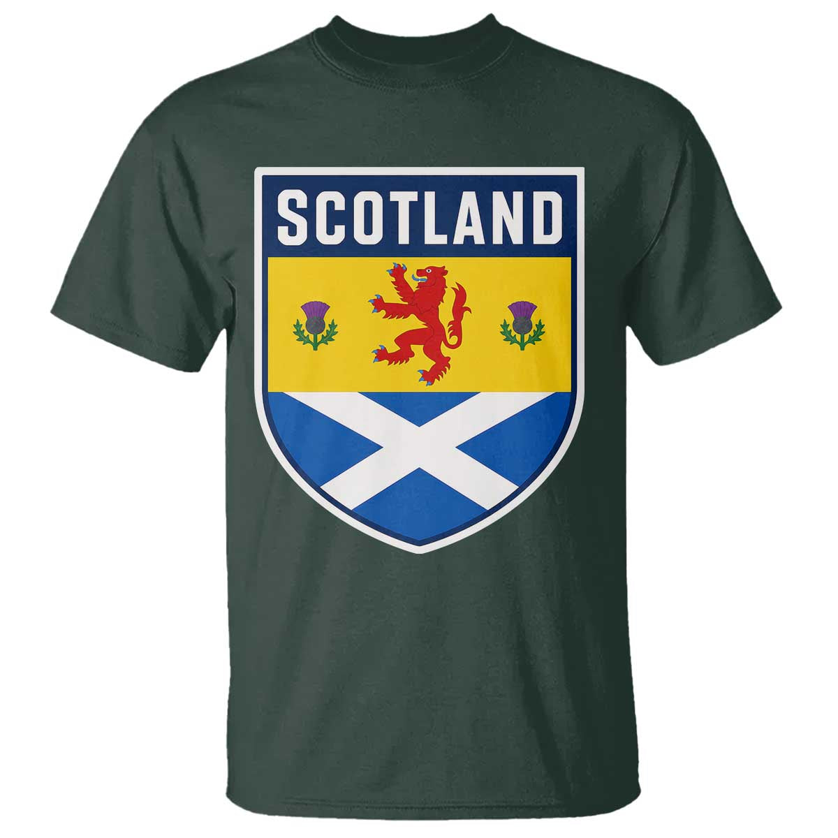 Scottish Rampant Lion Scotland Coat of Arms National Pride T Shirt