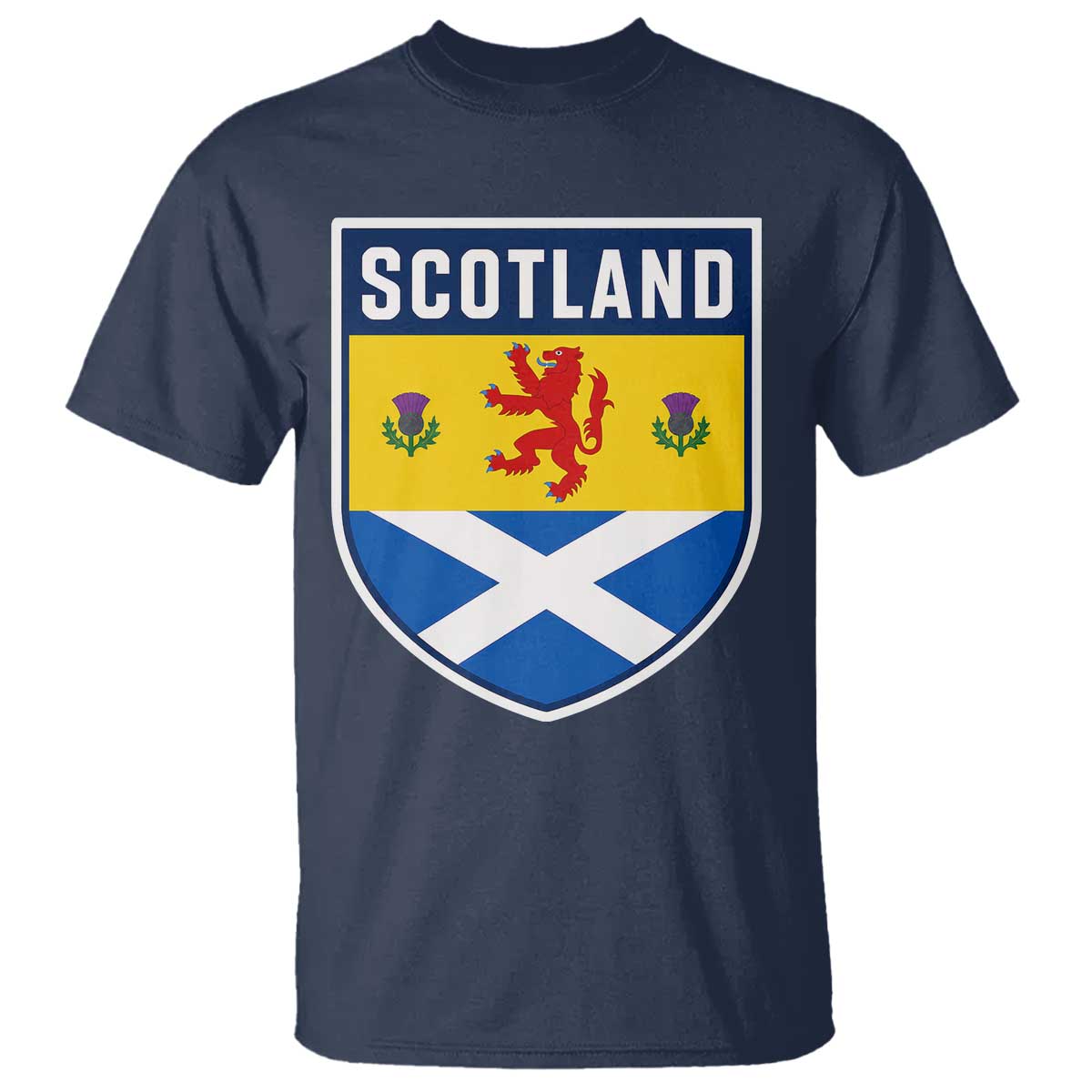 Scottish Rampant Lion Scotland Coat of Arms National Pride T Shirt