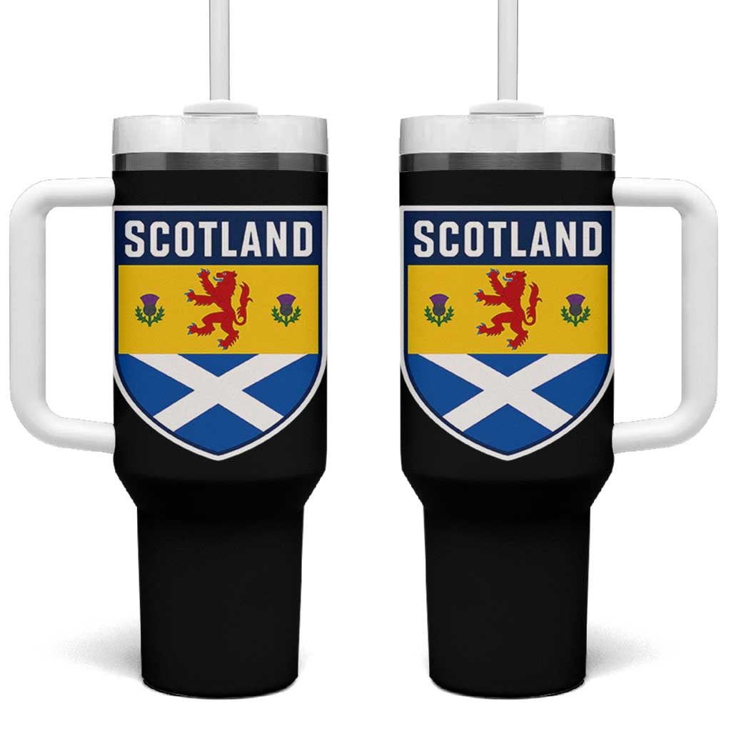 Scottish Rampant Lion Scotland Coat of Arms National Pride Tumbler With Handle