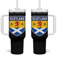 Scottish Rampant Lion Scotland Coat of Arms National Pride Tumbler With Handle