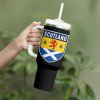 Scottish Rampant Lion Scotland Coat of Arms National Pride Tumbler With Handle