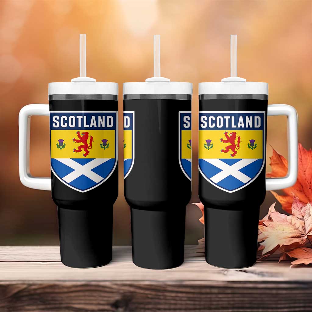 Scottish Rampant Lion Scotland Coat of Arms National Pride Tumbler With Handle