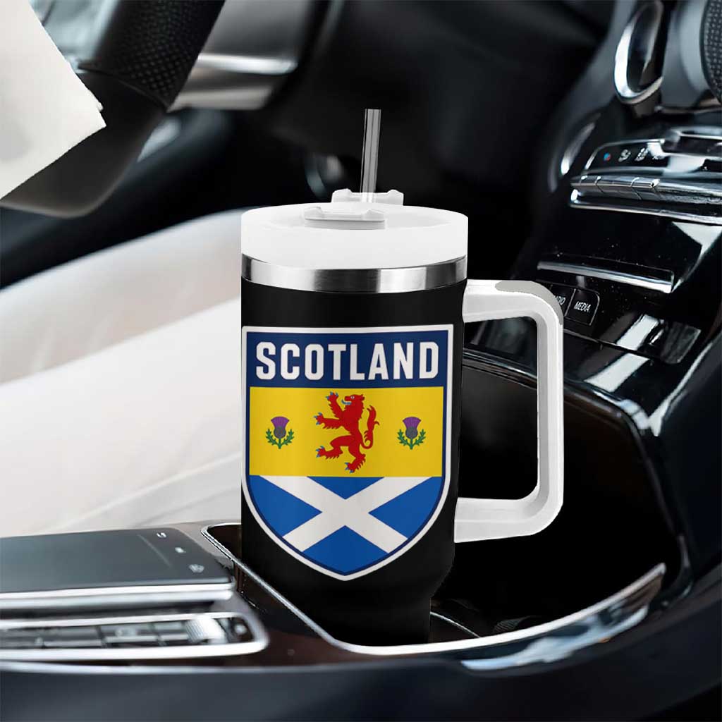Scottish Rampant Lion Scotland Coat of Arms National Pride Tumbler With Handle