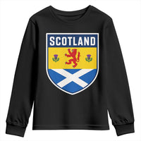 Scottish Rampant Lion Scotland Coat of Arms National Pride Youth Sweatshirt