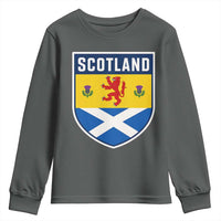 Scottish Rampant Lion Scotland Coat of Arms National Pride Youth Sweatshirt
