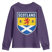 Scottish Rampant Lion Scotland Coat of Arms National Pride Youth Sweatshirt