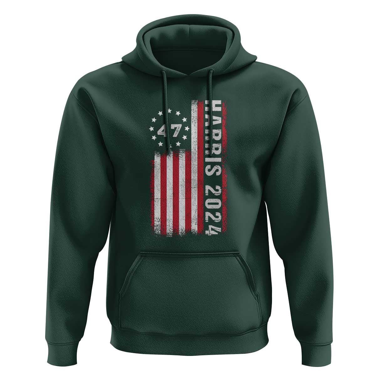 Harris 2024 Hoodie Betsy Ross Flag 47th President Star - Wonder Print Shop