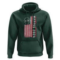 Harris 2024 Hoodie Betsy Ross Flag 47th President Star - Wonder Print Shop