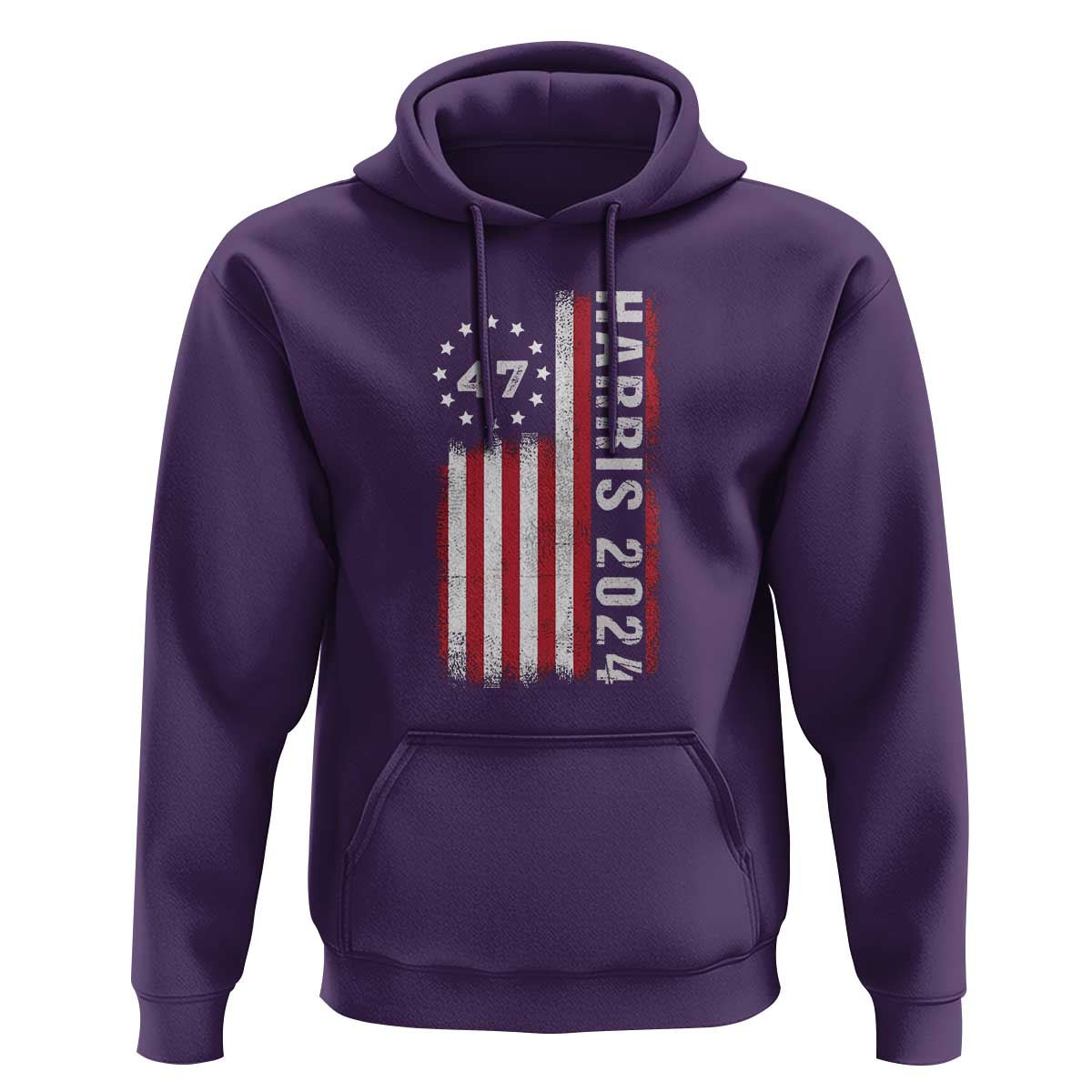 Harris 2024 Hoodie Betsy Ross Flag 47th President Star - Wonder Print Shop