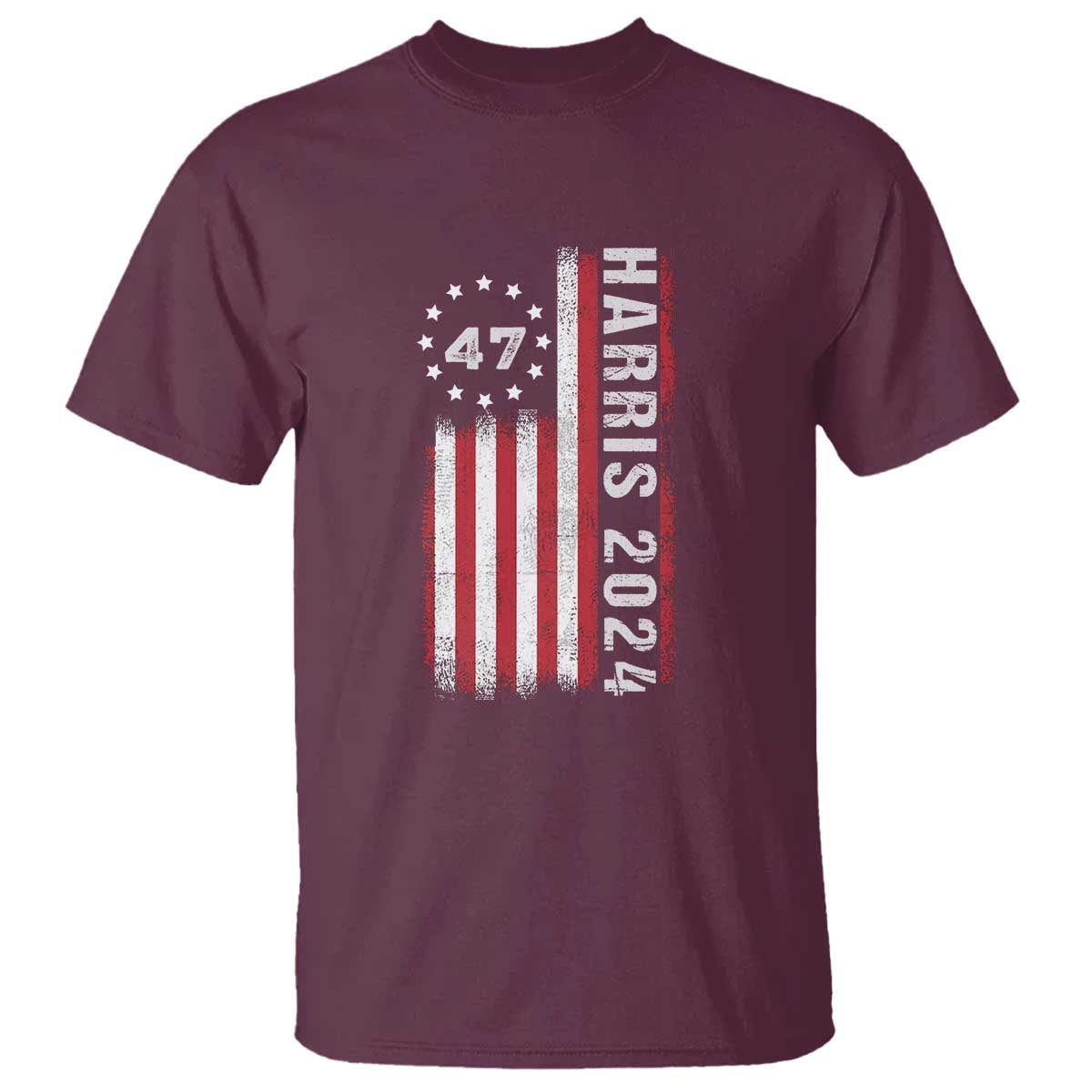 Harris 2024 T Shirt Betsy Ross Flag 47th President Star - Wonder Print Shop