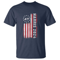 Harris 2024 T Shirt Betsy Ross Flag 47th President Star - Wonder Print Shop