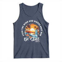 Even The Wind And Waves Obey Him Be Still Tank Top Christian Bible Verse Summer Vacation - Wonder Print Shop
