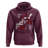 Funny Fishing Hunting Hoodie If It Flies It Dies If It Hops It Drops If It Hooks It Cooks - Wonder Print Shop
