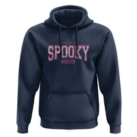 Funny Halloween Hoodie It's Spooky Season Pink Pumpkin Cute Cat