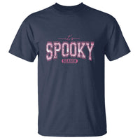 Funny Halloween T Shirt It's Spooky Season Pink Pumpkin Cute Cat - Wonder Print Shop
