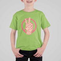Harris 2024 T Shirt For Kid Love Peace Freedom Hope Unity Peace Sign - Wonder Print Shop