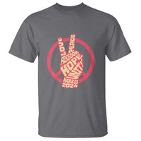 Harris 2024 T Shirt Love Peace Freedom Hope Unity Peace Sign - Wonder Print Shop