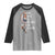 Native Americans Raglan Shirt I'm Not As White As I Look Vintage Wolf Dreamcatcher - Wonder Print Shop