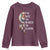 Native Americans Youth Sweatshirt I'm Not As White As I Look Vintage Wolf Dreamcatcher - Wonder Print Shop