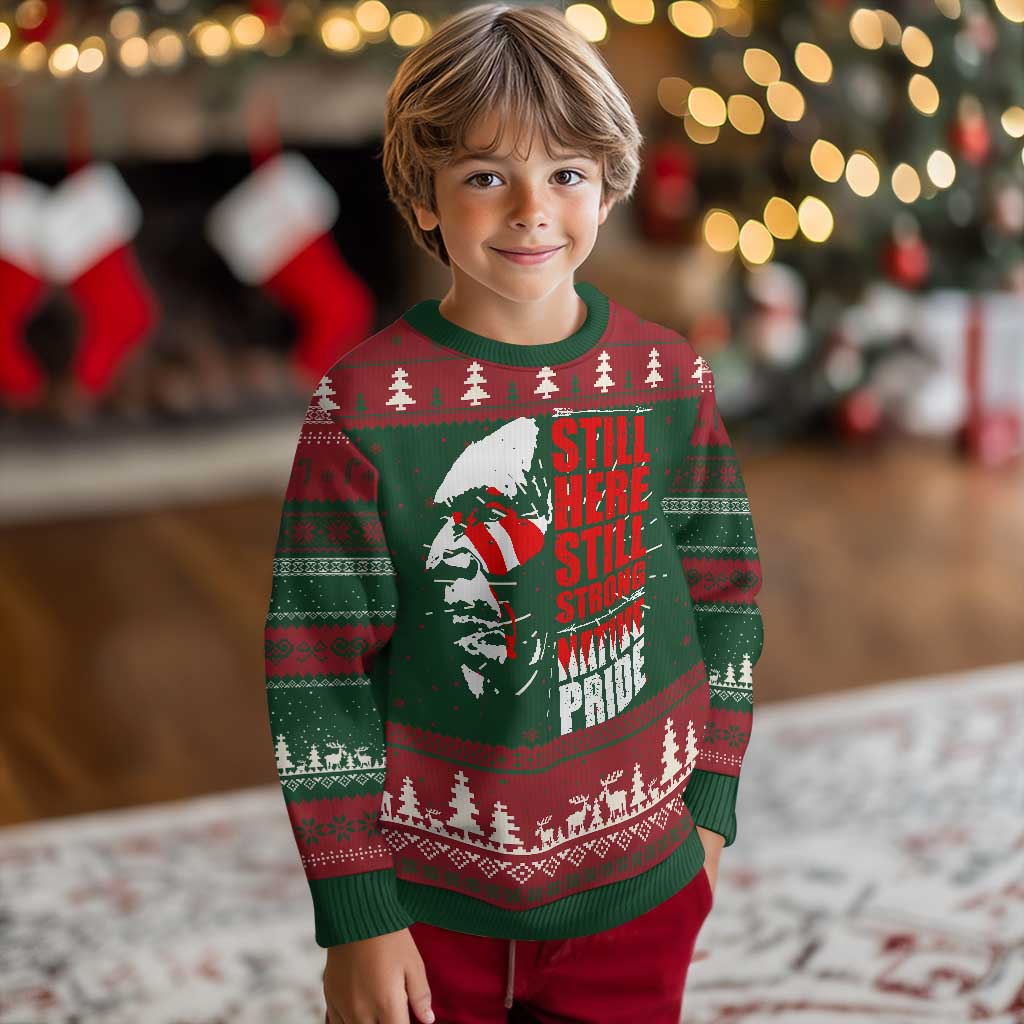 Native Americans Ugly Christmas Sweater Still Here Still Strong Native Pride Tribes - Wonder Print Shop
