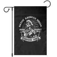 Cherokee Tribe Garden Flag Native American Indian Pride Respect Axe - Wonder Print Shop