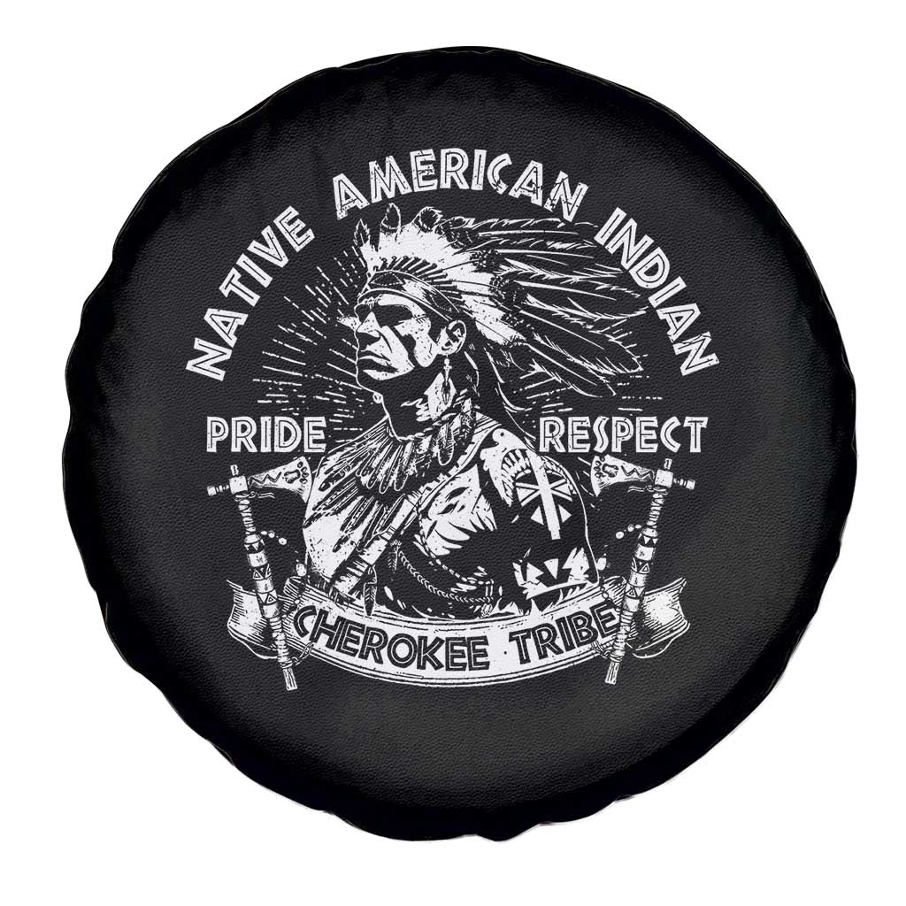 Cherokee Tribe Spare Tire Cover Native American Indian Pride Respect Axe - Wonder Print Shop
