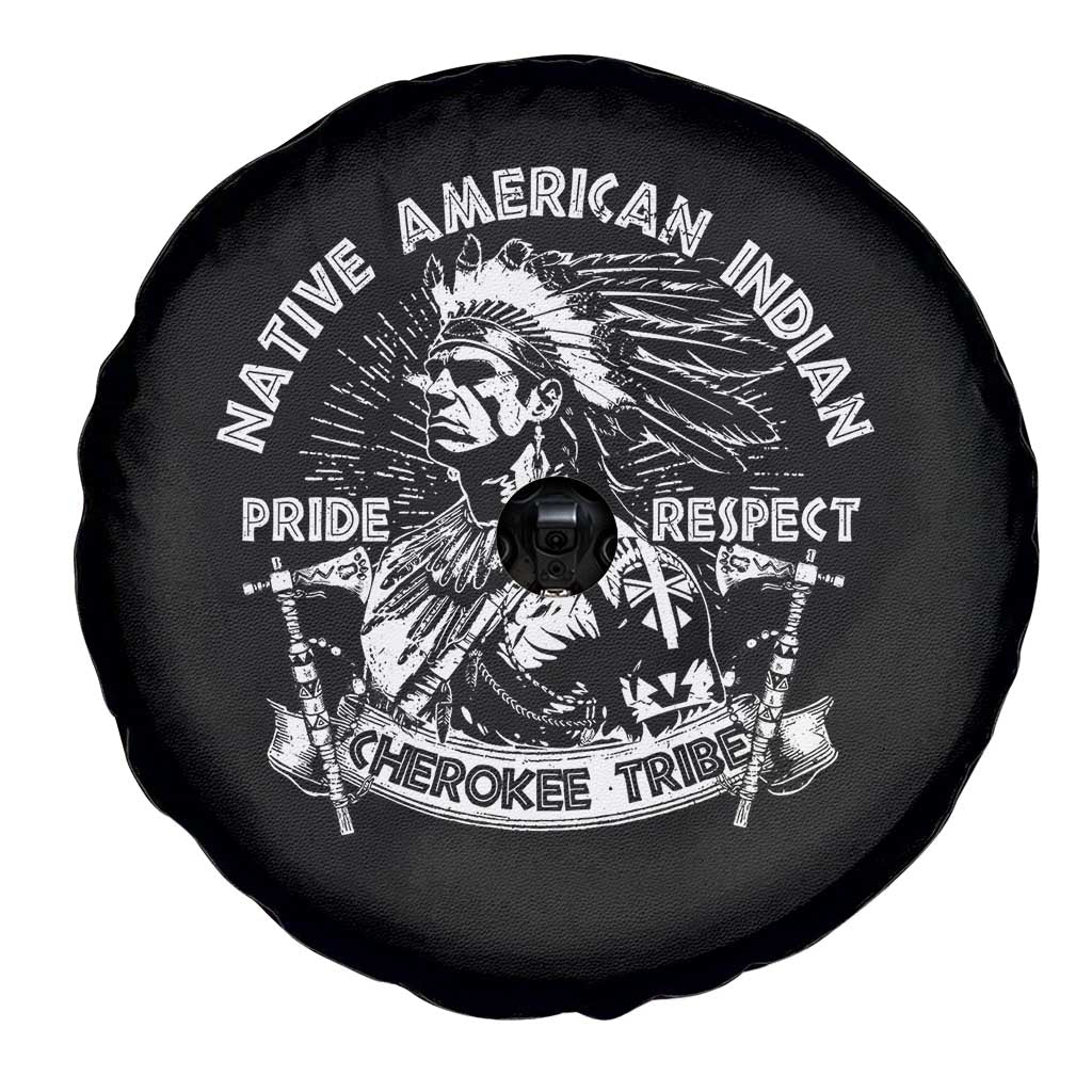 Cherokee Tribe Spare Tire Cover Native American Indian Pride Respect Axe - Wonder Print Shop