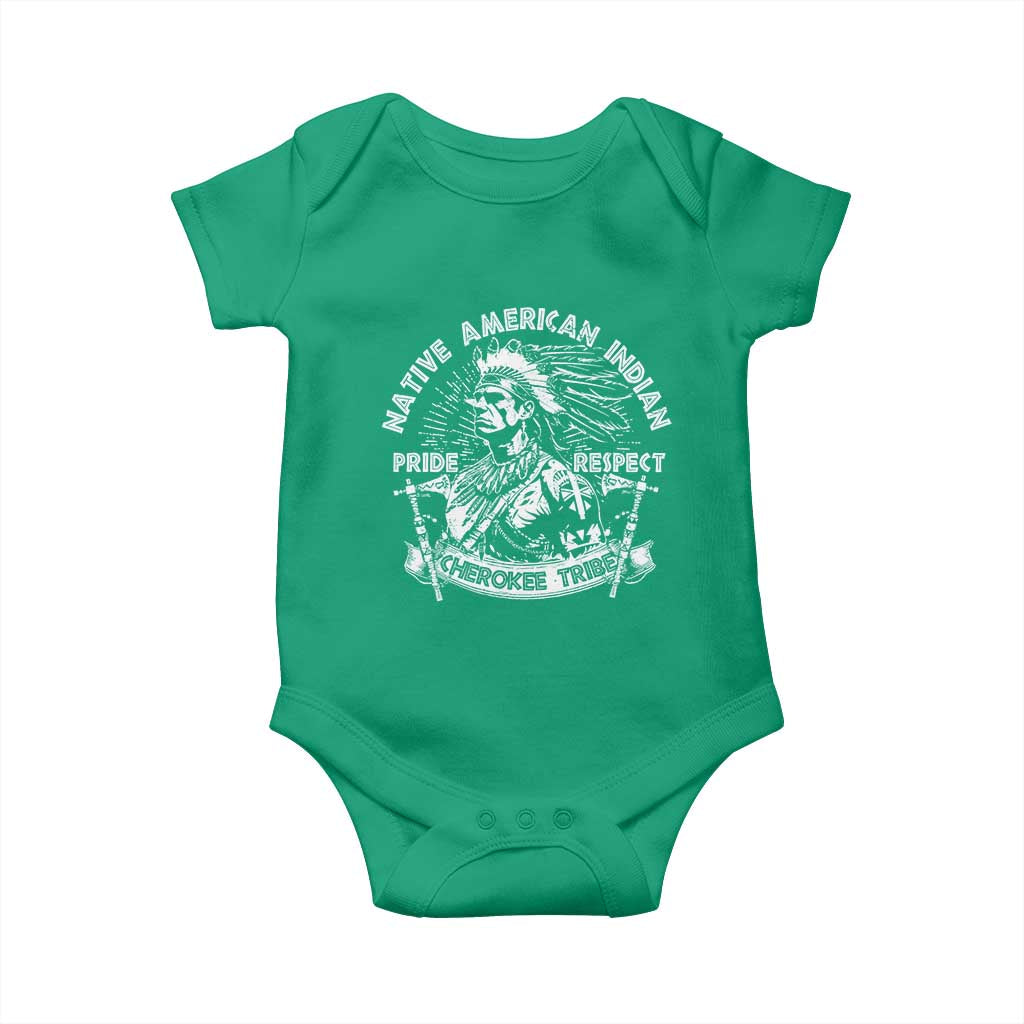 Cherokee Tribe Baby Onesie Native American Indian Pride Respect Axe - Wonder Print Shop