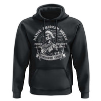 Cherokee Tribe Hoodie Native American Indian Pride Respect Axe - Wonder Print Shop