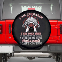 Chickasaw Indians Spare Tire Cover I Am Chickasaw I Was Born With My Heart On My Sleeve War Bonnet - Wonder Print Shop