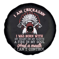 Chickasaw Indians Spare Tire Cover I Am Chickasaw I Was Born With My Heart On My Sleeve War Bonnet - Wonder Print Shop