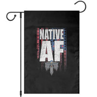 Native American Indian Garden Flag Native AF Indigenous Vintage Thunderbird - Wonder Print Shop