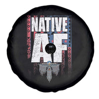 Native American Indian Spare Tire Cover Native AF Indigenous Vintage Thunderbird - Wonder Print Shop