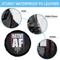 Native American Indian Spare Tire Cover Native AF Indigenous Vintage Thunderbird - Wonder Print Shop