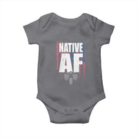 Native American Indian Baby Onesie Native AF Indigenous Vintage Thunderbird - Wonder Print Shop