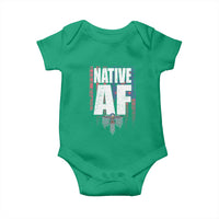 Native American Indian Baby Onesie Native AF Indigenous Vintage Thunderbird - Wonder Print Shop