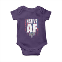 Native American Indian Baby Onesie Native AF Indigenous Vintage Thunderbird - Wonder Print Shop