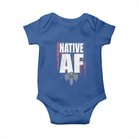 Native American Indian Baby Onesie Native AF Indigenous Vintage Thunderbird - Wonder Print Shop