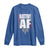 Native American Indian Long Sleeve Shirt Native AF Indigenous Vintage Thunderbird - Wonder Print Shop