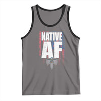 Native American Indian Tank Top Native AF Indigenous Vintage Thunderbird - Wonder Print Shop