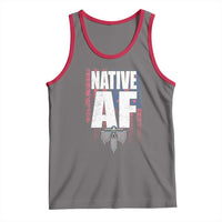 Native American Indian Tank Top Native AF Indigenous Vintage Thunderbird - Wonder Print Shop