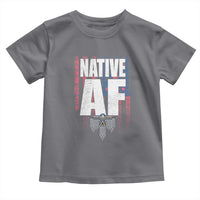 Native American Indian Toddler T Shirt Native AF Indigenous Vintage Thunderbird - Wonder Print Shop