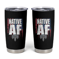 Native American Indian Tumbler Cup Native AF Indigenous Vintage Thunderbird - Wonder Print Shop