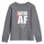 Native American Indian Youth Sweatshirt Native AF Indigenous Vintage Thunderbird - Wonder Print Shop