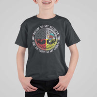 Native Americans T Shirt For Kid Nature Is My Religion And The Earth Is My Church Tree Peyote - Wonder Print Shop
